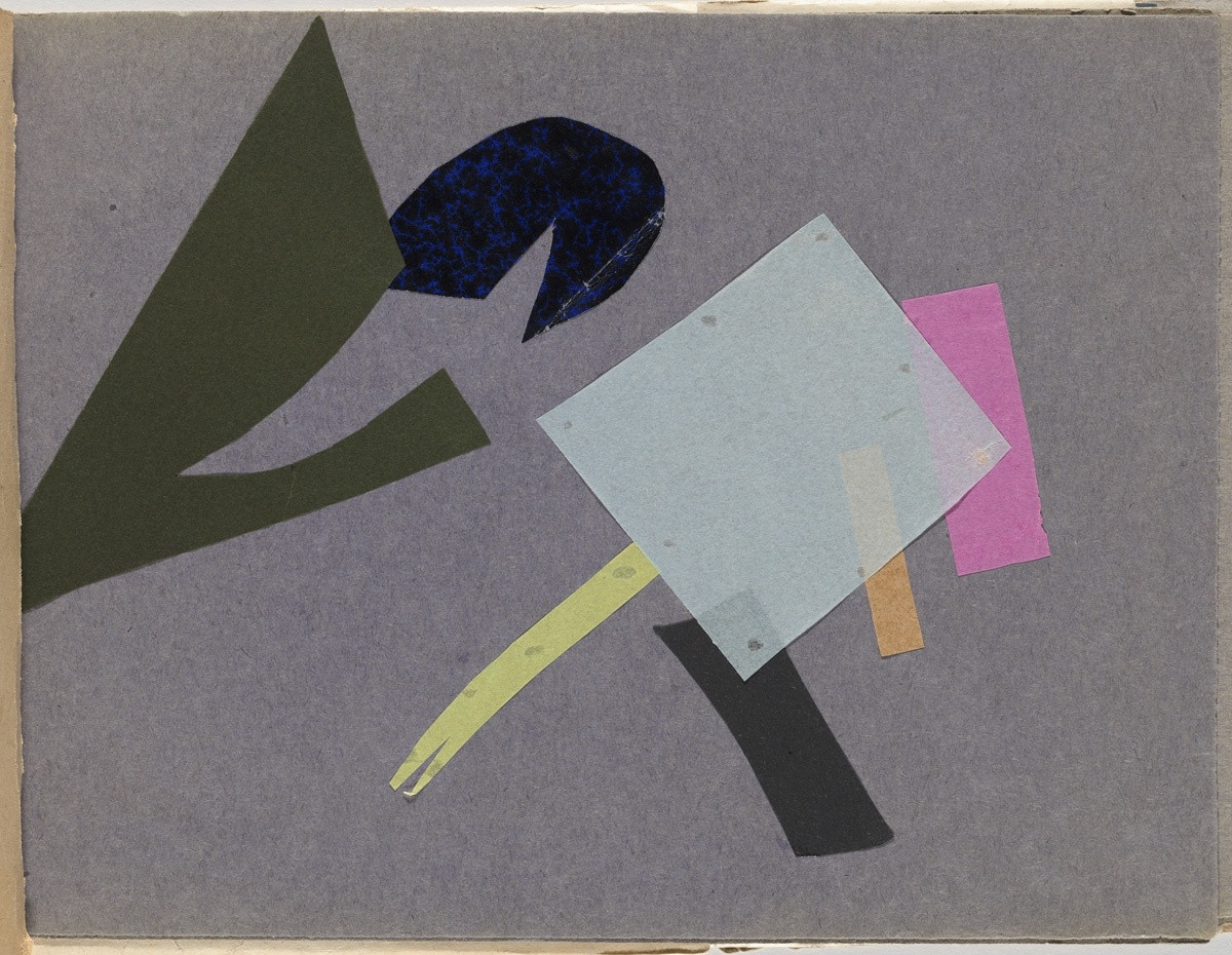 Illustrated book with twelve collage illustrations  
 Publisher: Andrei Shemshurin, Petrograd  
 Edition: 100 (12 known examples)  
 The Museum of Modern Art, New York. Gift of The Judith Rothschild Foundation