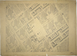 Le Corbusier (Charles-Édouard Jeanneret). Plan Voisin for Paris. 1925.