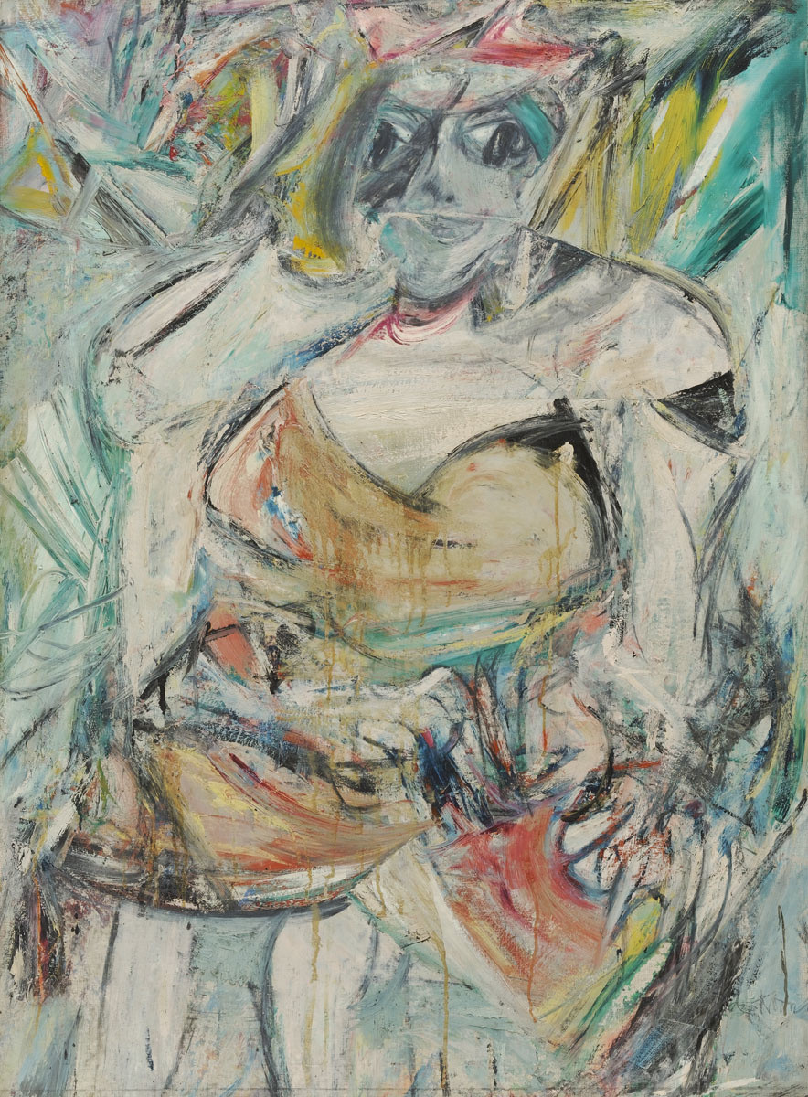 Oil on canvas  
 59 x 43" (149.9 x 109.3 cm)  
 The Museum of Modern Art, New York  
 Gift of Blanchette Hooker Rockefeller  
 © 2011 The Willem de Kooning Foundation / Artists Rights Society (ARS), New York