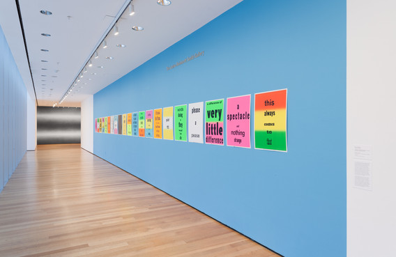 Set of twenty one letterpress posters Sheet: 28 × 22" (71.1 × 55.9 cm) The Museum of Modern Art Library © 2014 Eve Fowler