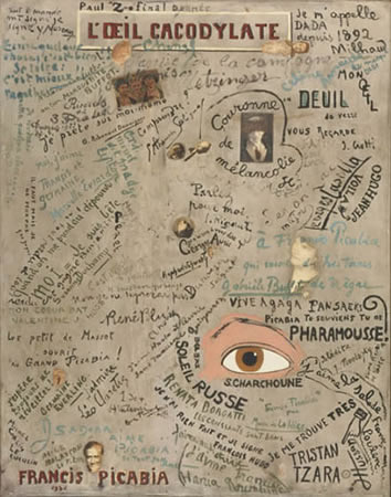 Francis Picabia
(French, 1879-1953)
The Cacodylic Eye (L'Oeil cacodylate)
1921