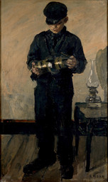 Ensor.  Lamp Lighter