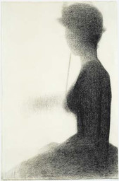 Georges Seurat. Seated Woman with a Parasol (study for A Sunday on La Grande Jatte). c. 1884–85