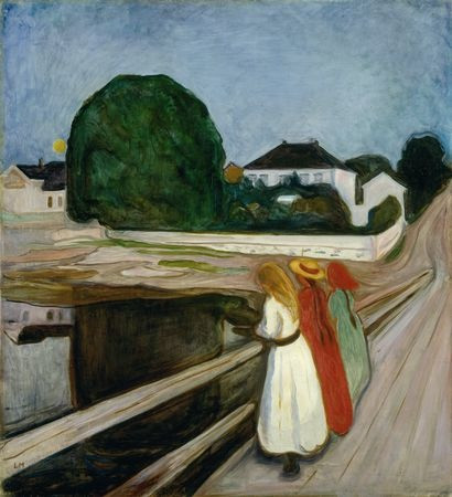 Edvard Munch. Girls on the Pier. c. 1901
