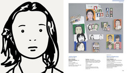 Julian Opie. Elena, schoolgirl (with lotus blossom). 2002 

 Julian Opie. Untitled (image not available)