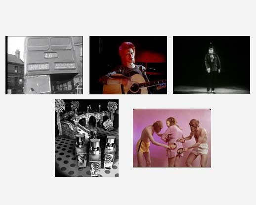The Beatles. Penny Lane. 1967

David Bowie and Mick Rock. Space Oddity. 1972

Captain Beefheart (Don Van Vliet). Lick My Decals Off, Baby. 1970

The Residents. The Third Reich 'n' Roll (also known as The Land of 1,000 Dances). 1975

Devo. Secret Agent Man. 1976