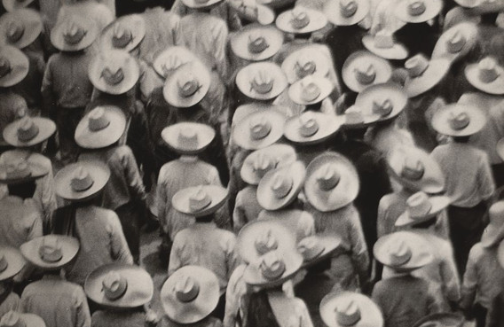 Tina Modotti. Workers Parade. 1926. Gelatin silver print, 8 7/16 x 7 5/16" (21.5 x 18.6 cm). The Museum of Modern Art, New York. Given anonymously