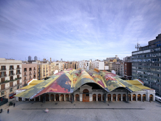 EMBT Miralles Tagliabue Arquitectes Associats
Santa Caterina Market, Barcelona
2005

