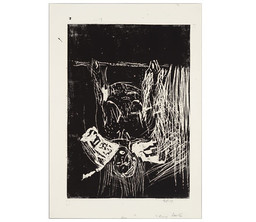 Georg Baselitz. Frau am Fenster (Woman at the Window). State I, 1979