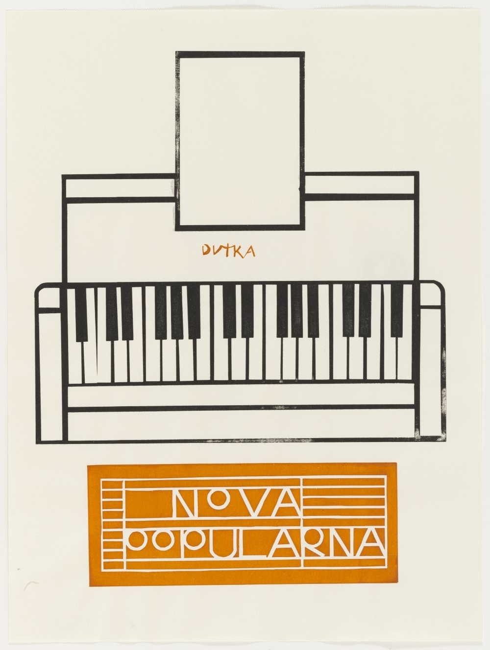 Lucy McKenzie. Nova Popularna. 2004. Screenprint composition: 21 5/16 x 14 7/16" (54.2 x 36.7 cm); sheet: 23 7/16x 16 1/2" (59.5 x 41.9 cm). Fund for the Twenty-First Century. The Museum of Modern Art.