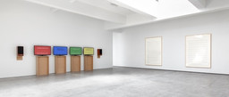 Four channel video (color, sound; 64 min.) and four graphite drawings
Dimensions variable
Acquired through the generosity of Jill and Peter Kraus, Jerry I. Speyer and Katherine G. Farley, and The Friends of Education of The Museum of Modern Art
© 2014 Charles Gaines. Courtesy Paula Cooper Gallery, New York. Photo: Steven Probert