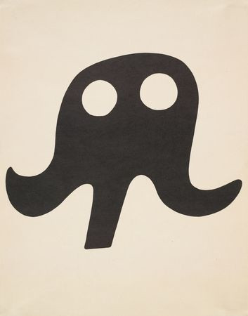 Jean Arp (Hans Arp)
(French, born Germany (Alsace), 1886-1966)
Moustache Hat from Arpaden Portfolio
1923