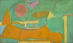 Oil on composition board
31 1/4 x 52 1/2" (79.4 x 133.4cm)
Private Collection
The Willem de Kooning Foundation/Artists Rights Society (ARS), New York