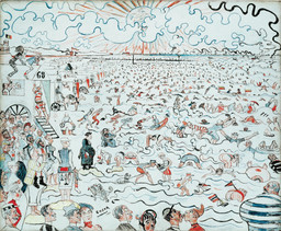James Ensor. The Baths of Ostend