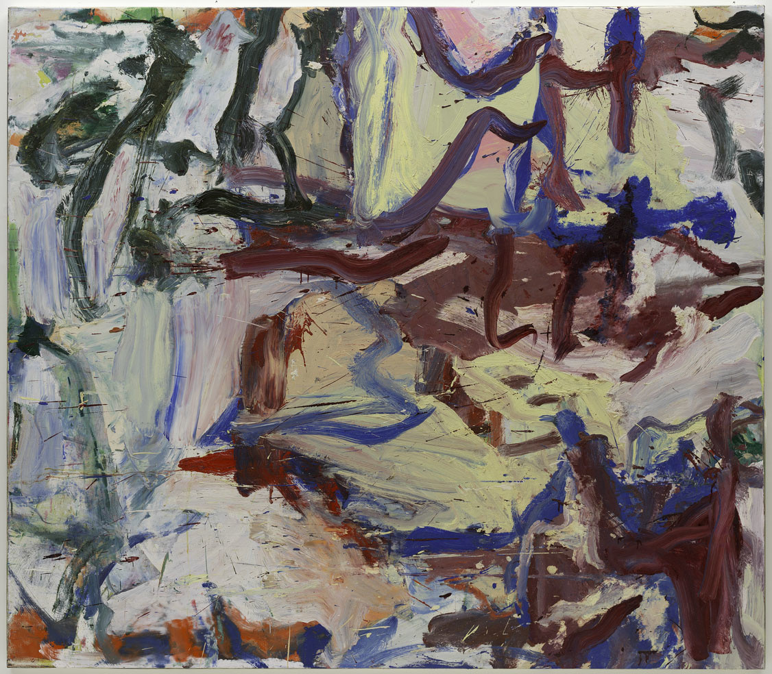 Oil on canvas  
 76 3/4 x 87 3/4" (195 x 222.9 cm)  
 Solomon R. Guggenheim Museum, New York   
 © 2011 The Willem de Kooning Foundation / Artists Rights Society (ARS), New York
