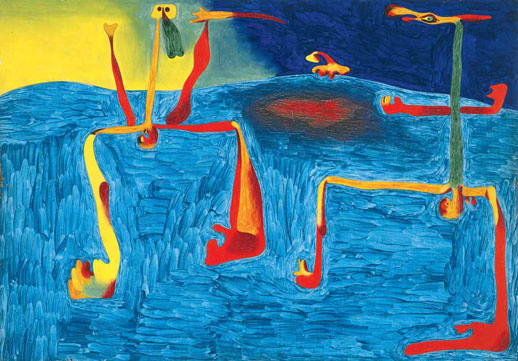 Joan Miró
The Two Philosophers
Barcelona, February 4–12, 1936