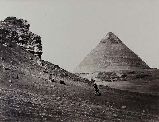 Francis Frith. The Second Pyramid from the South East. 1857.