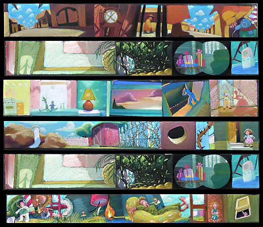 Ralph Eggleston
Colorscript (detail)
Toy Story, 1995