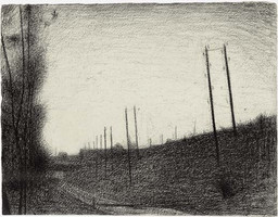 Georges Seurat. Railway Tracks. c. 1881–82