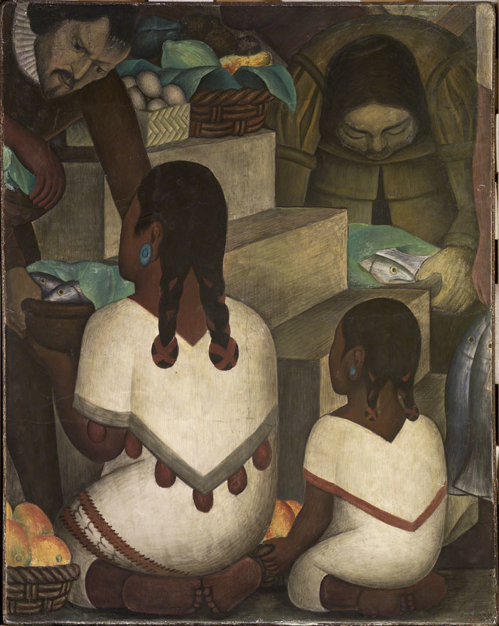 Water based paint on plaster fresco mounted on cement  
49 x 39 1/8 x 3" (124.5 x 99.4 x 7.6cm)  
Smith College Museum of Art. Northampton, Massachusetts  
Gift of Mrs. Dwight W. Marrow