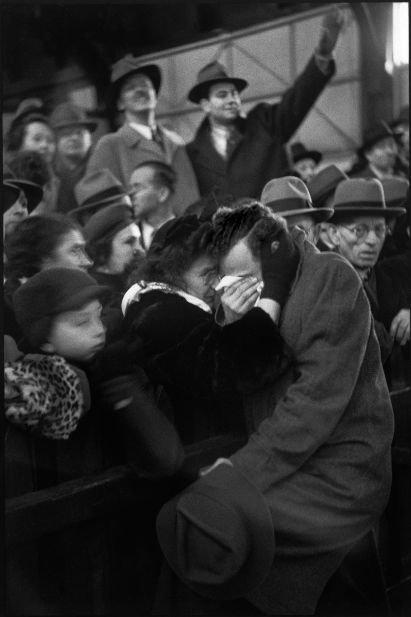 (French, 1908-2004)   
Gelatin silver print.   
13 5/8 x 9 3/16" (34.6 x 23.3 cm).   
Fondation Henri Cartier-Bresson, Paris