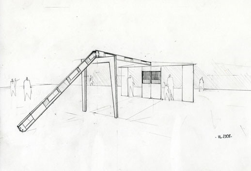 Jean Prouvé. House for a Primary School Headmistress, Bouqueval, France. 1949 (realized); 2008 (partial reconstruction).