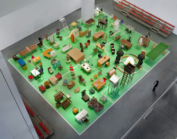 Martin Kippenberger. Installation view of _The Happy End of Franz Kafka’s “Amerika”