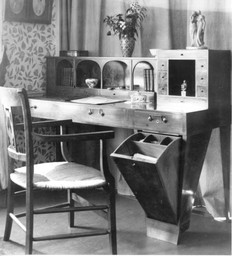 Interior recreation of Maison Blanche, La Chaux-de-Fonds. 1912
