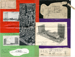 Le Corbusier (Charles-Édouard Jeanneret). United Nations Headquarters, New York. 1947.