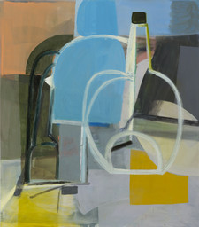 Amy Sillman. Still Life 2. 2014. Oil on canvas, 6’ 3” × 66” (190.5 × 167.6 cm). Courtesy the artist and Sikkema Jenkins & Co., New York Artwork © 2014 Amy Sillman. Photo: John Berens