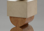 Constantin Brancusi. Young Bird. 1928. Bronze, 16 x 8 1/4 x 12" (40.5 x 21 x 30.4 cm), on a two-part pedestal of limestone, 9 1/4" (23.5 cm) high, and oak, 23 3/4" (60.3 cm) high (carved by the artist), 16 × 8 1/4 × 12" (40.6 × 21 × 30.5 cm); Other (stone): 9 1/4" (23.5 cm); Pedestal (overall): 36 × 13 1/2 × 14" (91.4 × 34.3 × 35.6 cm). Gift of Mr. and Mrs. William A. M. Burden. © Succession Brancusi - All rights reserved (ARS) 2018