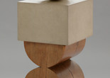 Constantin Brancusi. Young Bird. 1928. Bronze, 16 x 8 1/4 x 12" (40.5 x 21 x 30.4 cm), on a two-part pedestal of limestone, 9 1/4" (23.5 cm) high, and oak, 23 3/4" (60.3 cm) high (carved by the artist), 16 × 8 1/4 × 12" (40.6 × 21 × 30.5 cm); other (stone): 9 1/4" (23.5 cm); pedestal (overall): 36 × 13 1/2 × 14" (91.4 × 34.3 × 35.6 cm). Gift of Mr. and Mrs. William A. M. Burden. © Succession Brancusi - All rights reserved (ARS) 2018