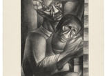 Charles White. Black Sorrow (Dolor Negro). 1946. Lithograph. 24 5/16 × 19 11/16" (61.8 × 50 cm). Philadelphia Museum of Art. Purchased with the James D. Crawford and Judith N. Dean Fund, 2003. © The Charles White Archives