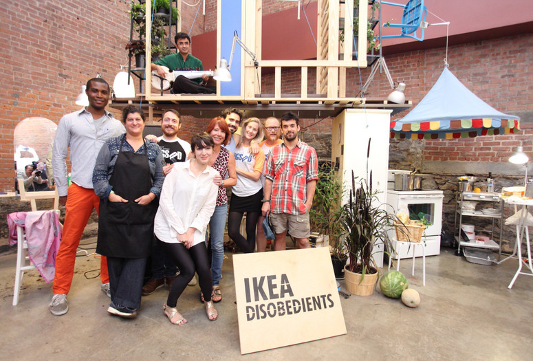 A Conversation with Artist Fritz Haeg and IKEA Disobedients on September 23, 2012. Presented at MoMA PS1 as part of VW Sunday Sessions 2012-2013. Photograph: Charles Roussel.