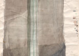 Bruce Nauman. Study related to the sculpture Storage Capsule for the Right Rear Quarter of My Body. 1966. Watercolor and pencil on paper, 38 x 24 3/4" (95.5 x 63 cm). Gift of Alexis Gregory and purchase. © 2018 Bruce Nauman/Artists Rights Society (ARS), New York