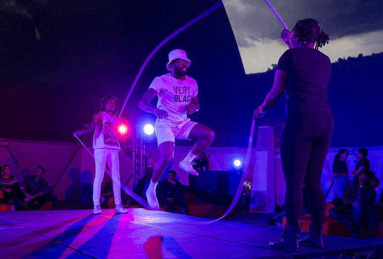 WE BEEN HERE: CATACLYSM on March 15, 2015. Presented at MoMA PS1 as part of VW Sunday Sessions 2014-2015. Photograph: Charles Roussel.