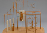 Alberto Giacometti. The Palace at 4 a.m. 1932. Wood, glass, wire, and string, 25 x 28 1/4 x 15 3/4" (63.5 x 71.8 x 40 cm). Purchase. © 2019 Artists Rights Society (ARS), New York/ADAGP, Paris