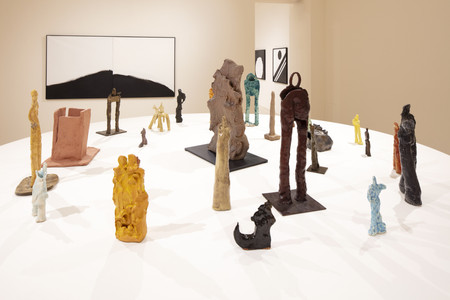 Installation view of Simone Fattal: Works and Days on view at MoMA PS1 through September 2, 2019. Photo by Matthew Septimus.