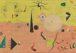 Joan Miró. The Hunter (Catalan Landscape). 1923–24. Oil on canvas, 25 1/2 x 39 1/2" (64.8 x 100.3 cm). Purchase. © 2019 Successió Miró/Artists Rights Society (ARS), New York/ADAGP, Paris