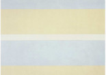 Agnes Martin. With My Back to the World. 1997. Synthetic polymer paint on canvas, six panels, each 60 x 60" (152.5 x 152.5 cm). Fractional and promised gift of the Ovitz Family Collection. © 2019 Estate of Agnes Martin/Artists Rights Society (ARS), New York