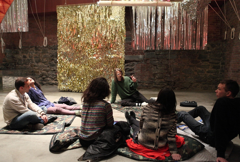 SUNDAY SESSIONS hosted by Nikolaus Hirsch &amp; Markus Miessen in collaboration with PIN-UP magazine. 2013. MoMA PS1. Photograph: Charles Roussel