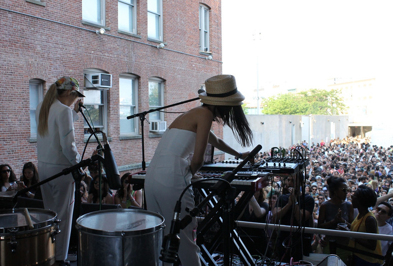 Warm Up on July 12, 2014, presented at MoMA PS1 as part of Warm Up 2014. Photo courtesy of MoMA PS1.
