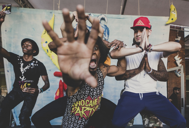 Warm Up on July 5, 2014, presented at MoMA PS1 as part of Warm Up 2014. Photo by Charles Roussel.