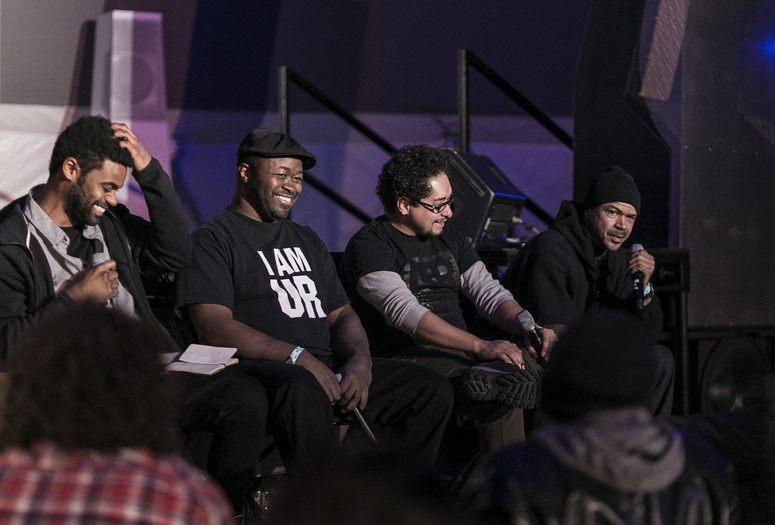 ALLGOLD presents: Underground, An Indefinite Community? on December 14, 2014. Presented at MoMA PS1 as part of VW Sunday Sessions 2014-2015. Photography: Charles Roussel.
