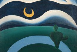 Tarsila do Amaral. The Moon. 1928. Oil on canvas, 43 5/16 × 43 5/16" (110 × 110 cm), Gift of Joan H. Tisch (by exchange)