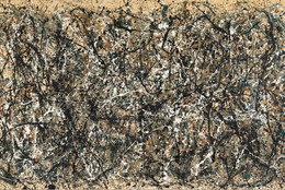 Jackson Pollock. One: Number 31, 1950. 1950. Oil and enamel paint on canvas, 8' 10" × 17' 5 5/8" (269.5 × 530.8 cm). Sidney and Harriet Janis Collection Fund (by exchange). Conservation was made possible by the Bank of America Art Conservation Project. © 2019 Pollock-Krasner Foundation/Artists Rights Society (ARS), New York