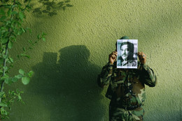 Jamal Penjweny. Saddam is Here. 2010. 23 2/3 ×31 ½" (60 ×80 cm). Courtesy the artist