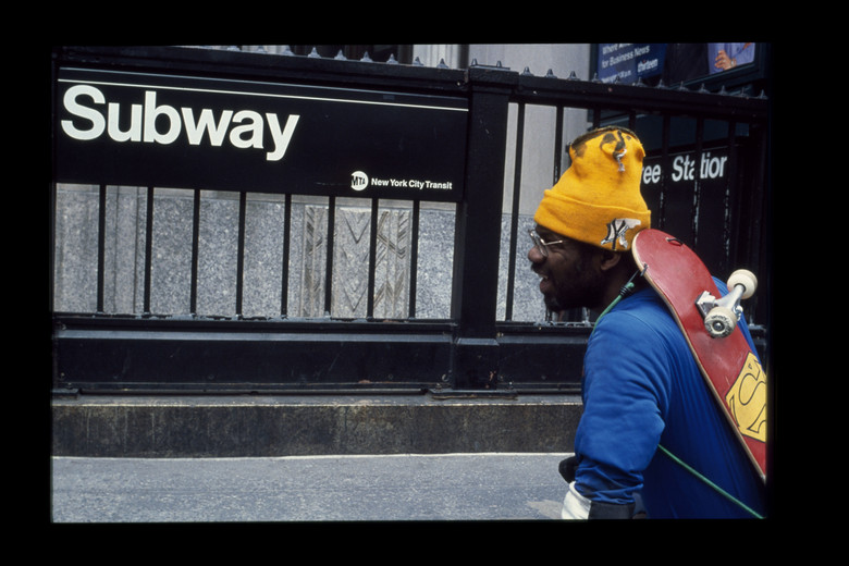 Pope.L (American, born 1955). The Great White Way: 22 miles, 9 years, 1 street, Broadway, New York. 2001-09. Inkjet print, 10 × 15" (25.4 × 38.1 cm). The Museum of Modern Art, New York. Acquired in part through the generosity of Jill and Peter Kraus, Anne and Joel S. Ehrenkranz, The Contemporary Arts Council of The Museum of Modern Art, The Jill and Peter Kraus Media and Performance Acquisition Fund, and Jill and Peter Kraus in honor of Michael Lynne. © Pope.L, courtesy the artist