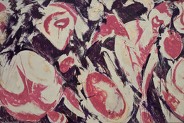 Lee Krasner. Gaea. 1966. Oil on canvas, 69" × 10' 5 1/2" (175.3 × 318.8 cm). Kay Sage Tanguy Fund. © 2019 Pollock-Krasner Foundation/Artists Rights Society (ARS), New York