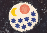 Betye Saar. The Mystic Galaxy (detail). 1966. Etching with relief-printed found objects,plate: 17 1/2 × 8 1/4" (44.5 × 20.9 cm); sheet: 19 15/16 × 10 7/8" (50.7 × 27.7 cm). Gift of Alison Saar and Thomas Leeser